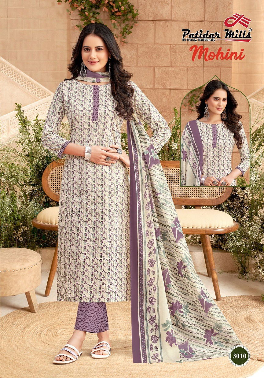 Mohini Vol 3 By Patidar Cotton Printed Kurta With Bottom Dupatta